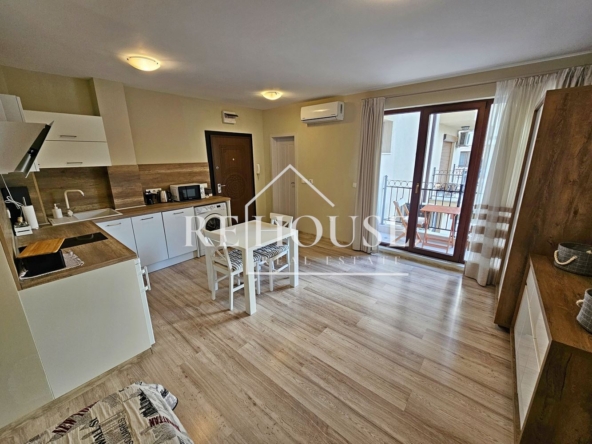 СТРАХОТЕН, НАПЪЛНО ЗАВЪРШЕН АПАРТАМЕНТ ТИП СТУДИО СЪС ОТЛИЧНА ЛОКАЦИЯ В БРИЗ - 0