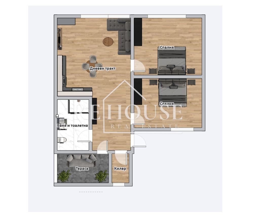 Тристаен апартамент с ТОП ЛОКАЦИЯ - РАЙОНА НА ВИНС И СПОРТНА ЗАЛА - 0