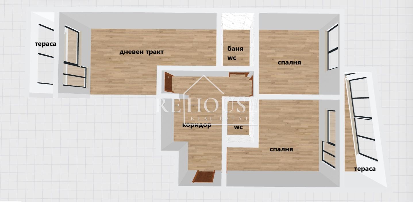 ТРИСТАЕН АПАРТАМЕНТ В РАЙОНА НА ЛК ТРАКИЯ - 0