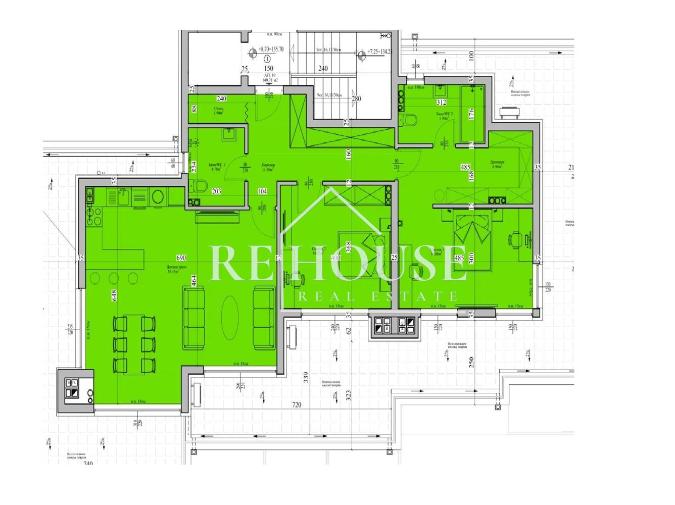 3-стаен гр.Варна, кв. Изгрев - 0